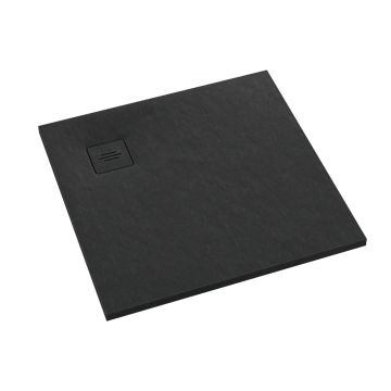 Schedline Protos Black Stone Brodzik kwadratowy 100 x 100 x 3,5 cm 