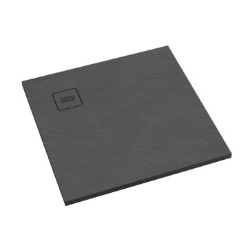 Schedline Protos Grey Stone Brodzik kwadratowy 100 x 100 x 3,5 cm 