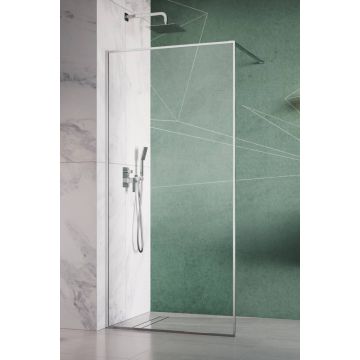 Radaway Modo F II Walk-in Ścianka Prysznicowa 150 cm chrom