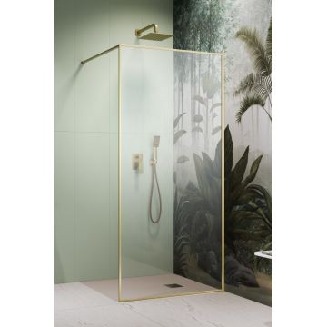 Radaway Modo F II Walk-in Ścianka Prysznicowa 110 cm złoto szczotkowane