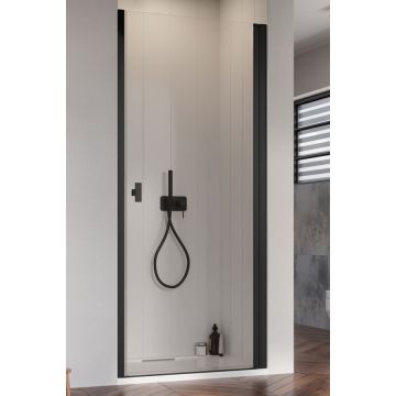 Radaway Nes Black DWJ I Drzwi wnękowe 80 cm prawe