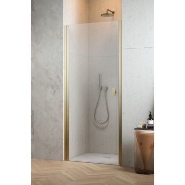 Radaway Nes Brushed Gold DWJ I Drzwi wnękowe 59 cm lewe