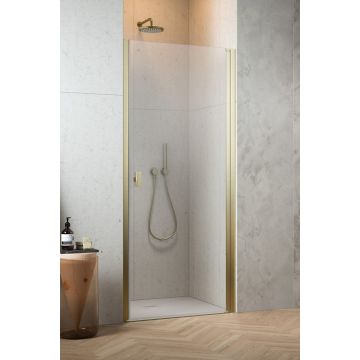 Radaway Nes Brushed Gold DWJ I Drzwi wnękowe 59 cm prawe