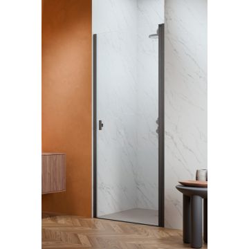 Radaway Nes Brushed GunMetal DWJ I Drzwi wnękowe 70 cm prawe