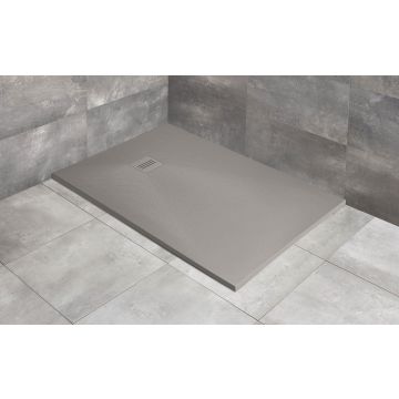 Radaway Kyntos F Brodzik konglomeratowy 160 x 100 cm, prostokątny cemento